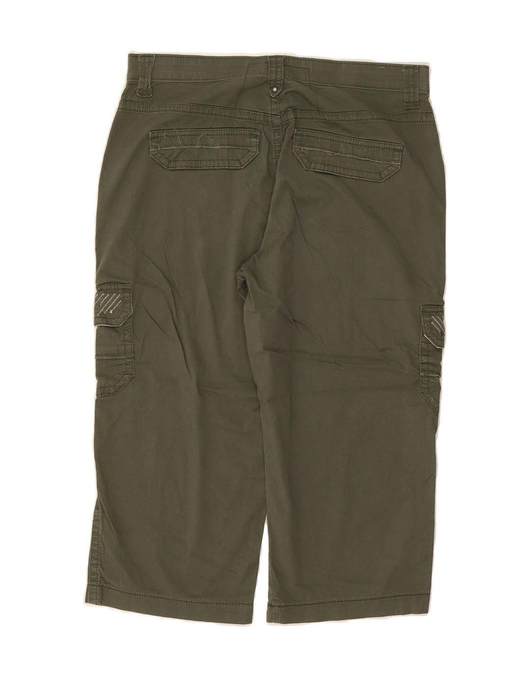 LEE Womens Capri Cargo Trousers US 12 Large W32 L20  Khaki Cotton Vintage Lee and Second-Hand Lee from Messina Hembry 