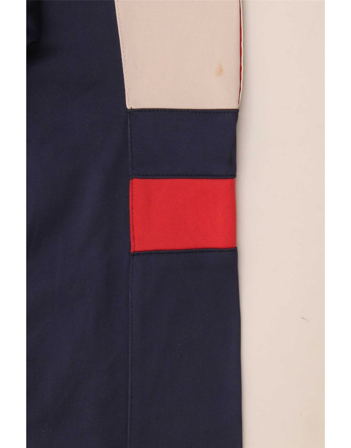 Jaqueta Asics Masculina Graphic Tracksuit 2XL Azul Marinho Colourblock Poliamida