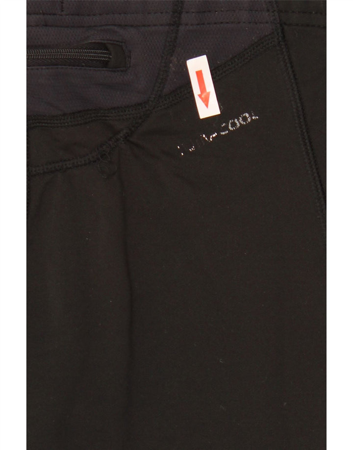Adidas Womens Clima 365 Capri Leggings UK 14 Médio Preto Poliéster