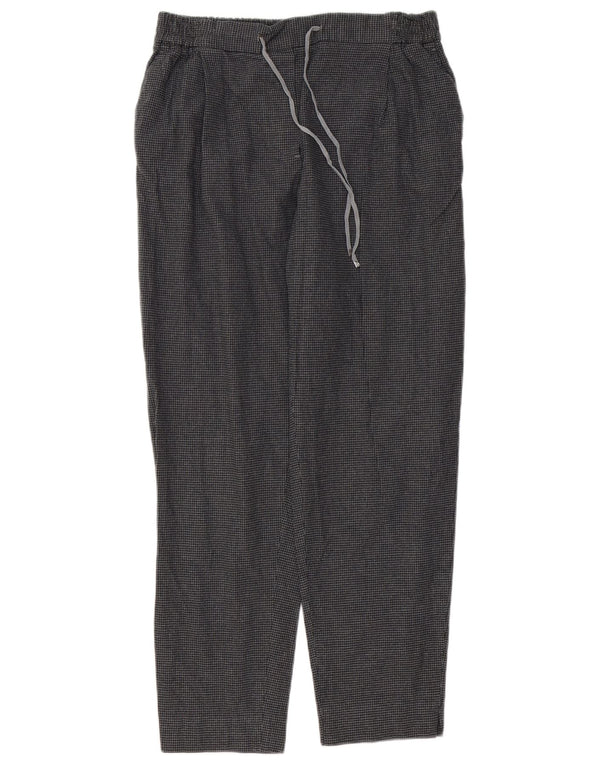 Calça casual feminina Massimo Dutti EU 44 XL W34 L28 cinza houndstooth