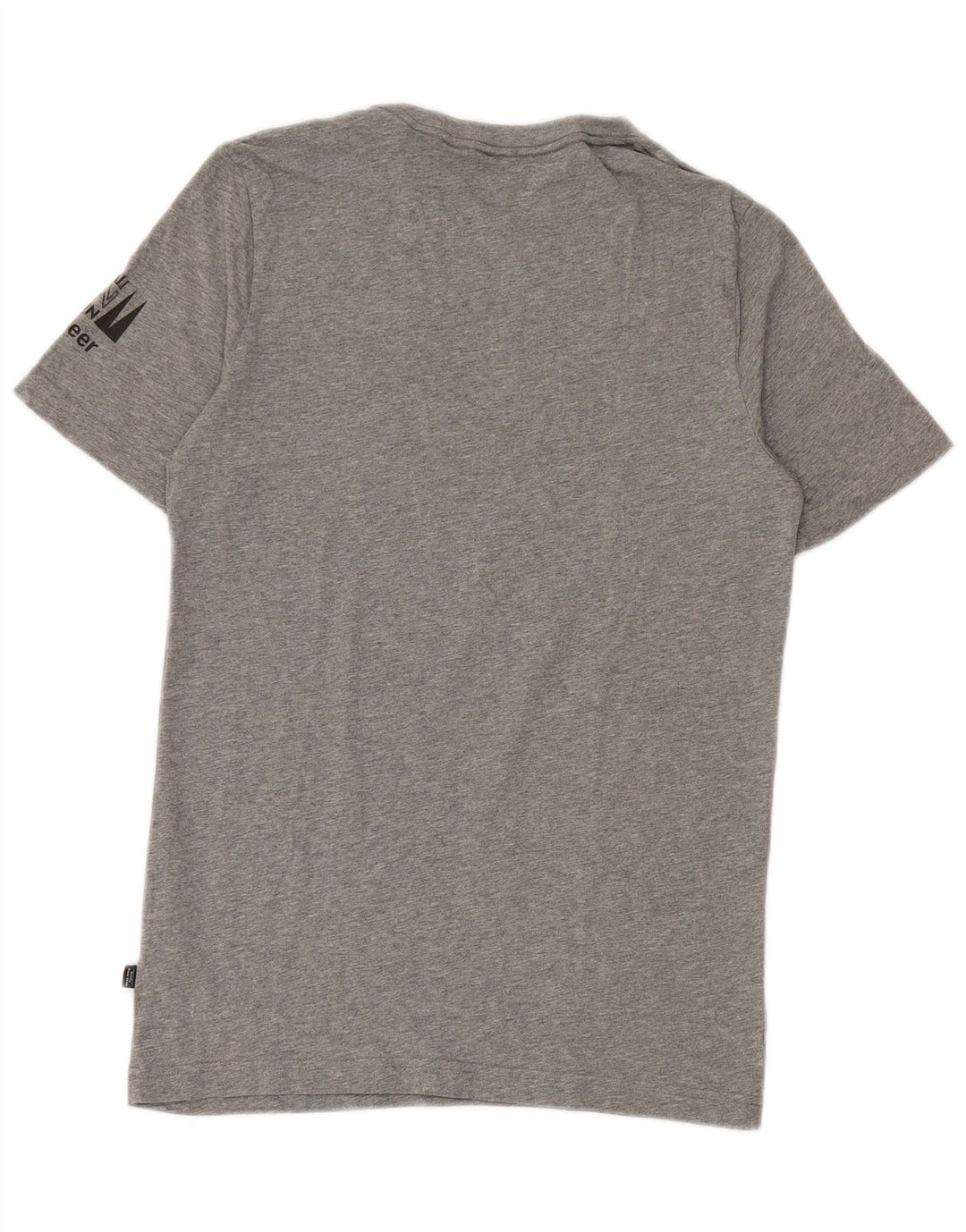 Puma Camiseta Masculina Graphic Top Pequeno Algodão Cinza