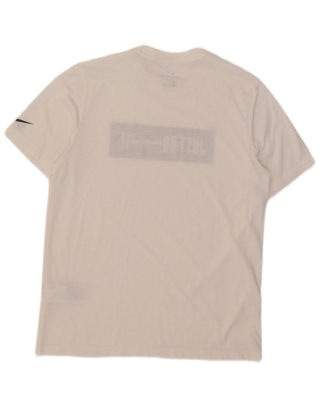 Camiseta Nike Masculina Dri Fit Graphic Top Médio Algodão Branco