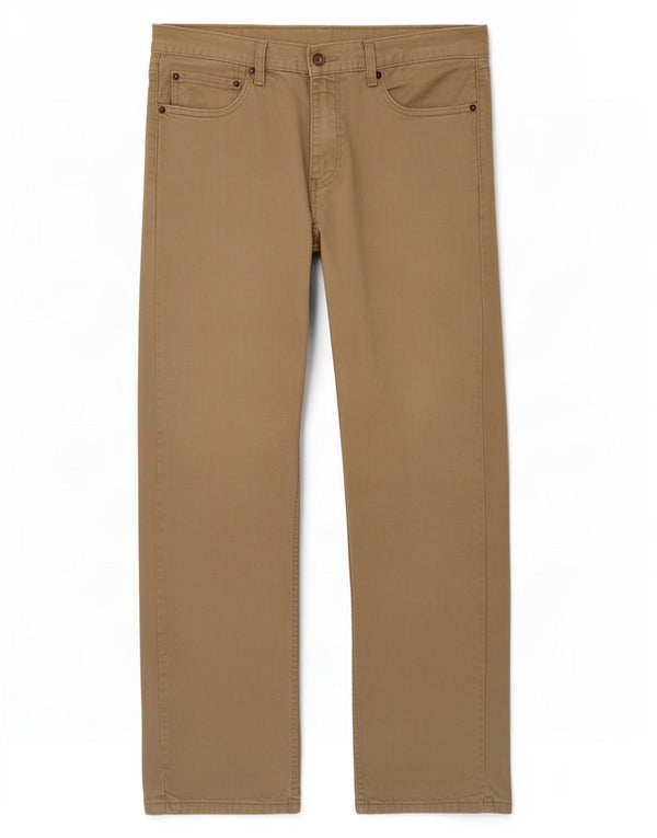 Calça Levi's Masculina 505 Reta Casual W36 L32 Algodão Bege