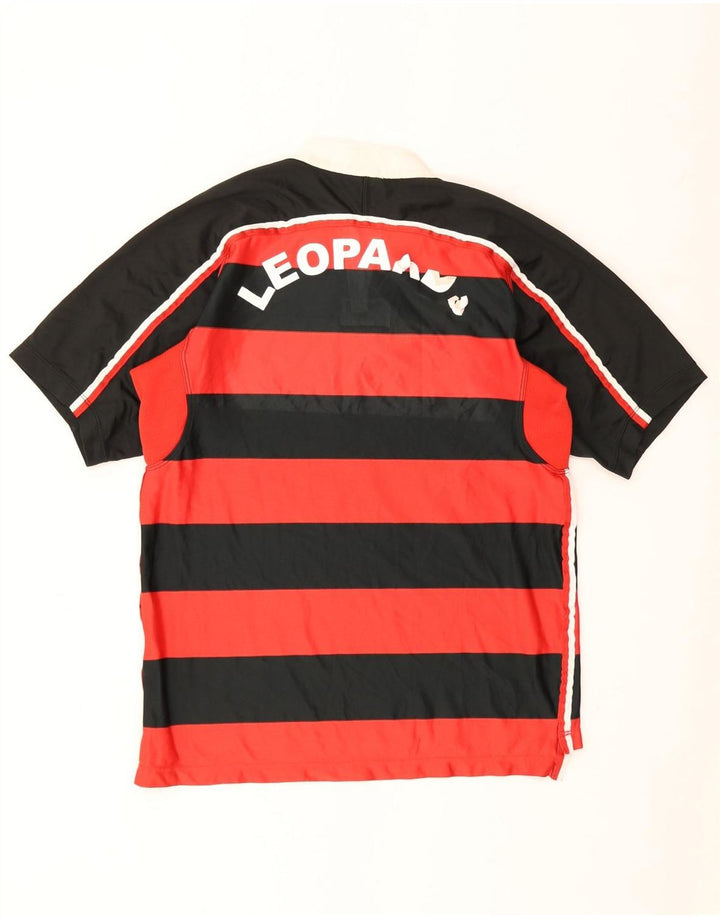 Camiseta gráfica masculina NIKE Top médio listrado vermelho