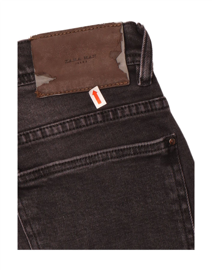 Zara Mens Slim Jeans EU 46 XL W36 L30 Cinza