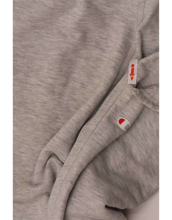 Calça de treino masculina Champion Joggers cinza médio algodão manchado