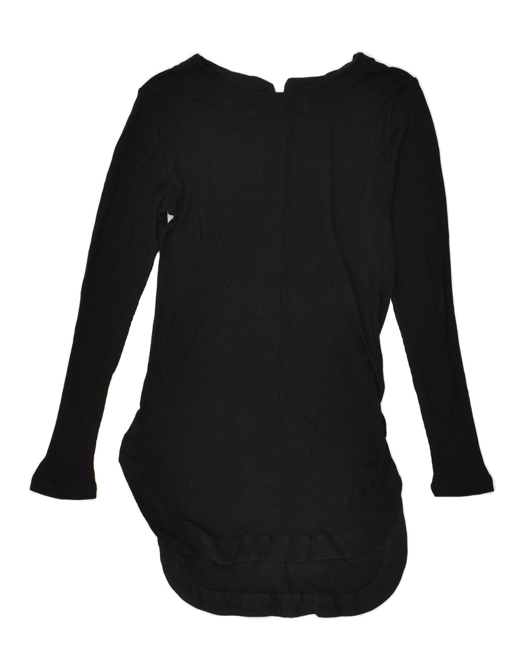 MASSIMO DUTTI Womens Tunic Top UK 8 Small Black | Vintage Massimo Dutti | Thrift | Second-Hand Massimo Dutti | Used Clothing | Messina Hembry 