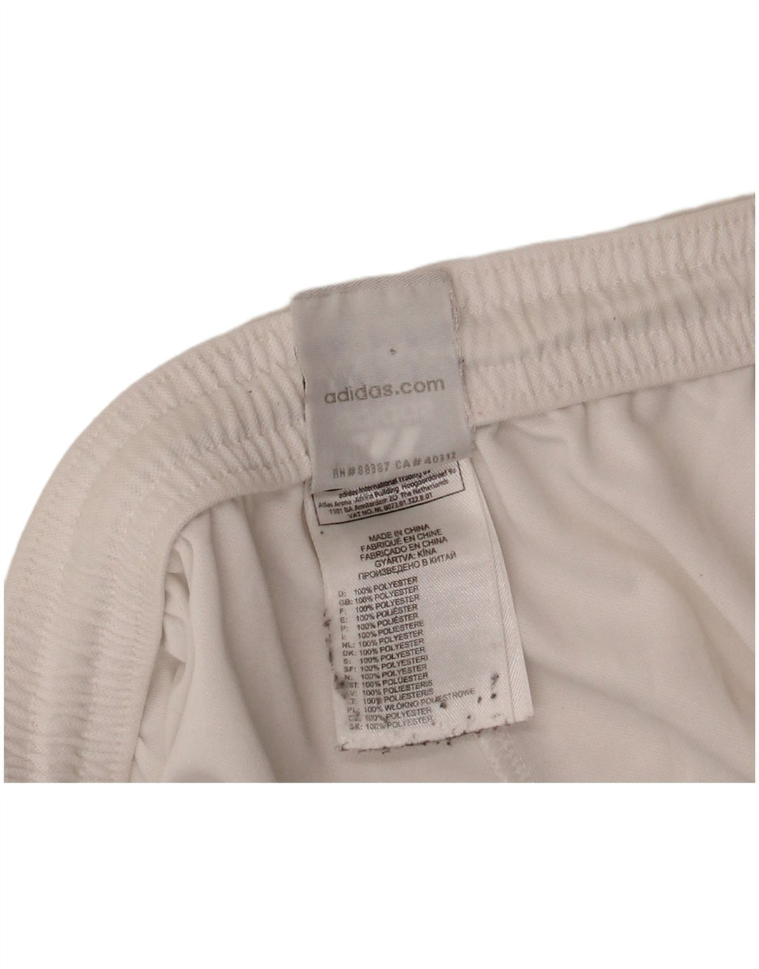 ADIDAS Mens Climalite Sport Shorts Médio Poliéster Branco