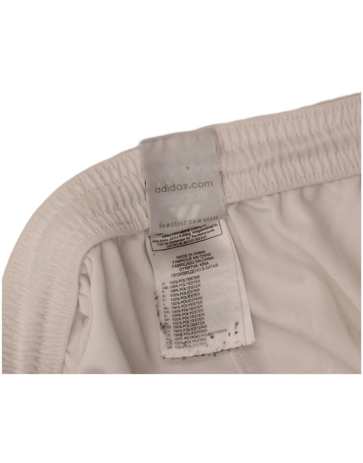 ADIDAS Mens Climalite Sport Shorts Médio Poliéster Branco