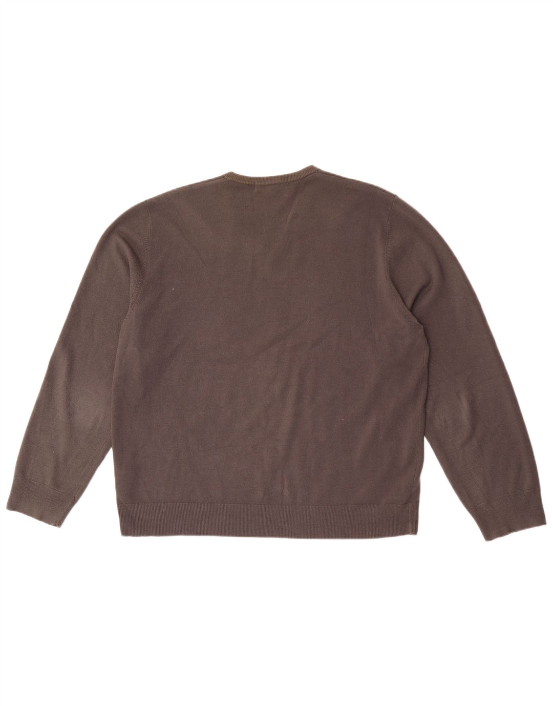 MARKS & SPENCER Suéter masculino com decote em V XL cinza acrílico