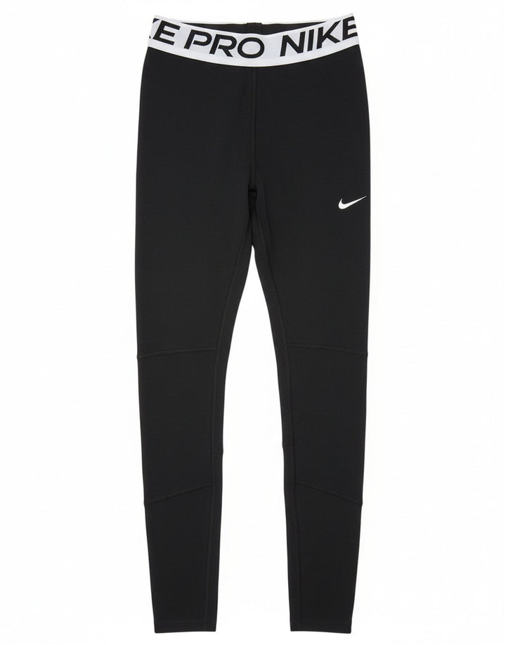 Leggings Nike Girls Graphic 12-13 anos Grande Preto