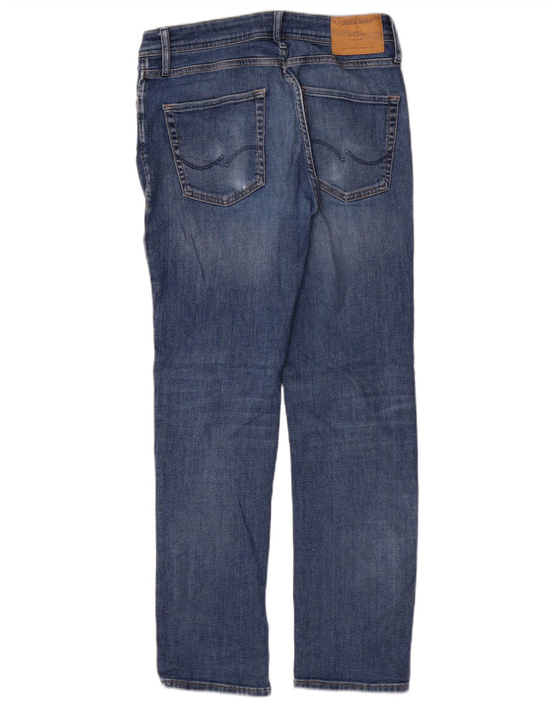 Jeans retos masculinos JACK & JONES W31 L32 algodão azul
