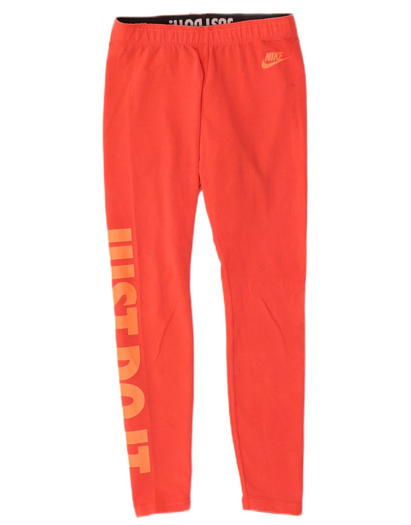 Leggings Nike Femininas Graphic UK 14 Médio Algodão Vermelho