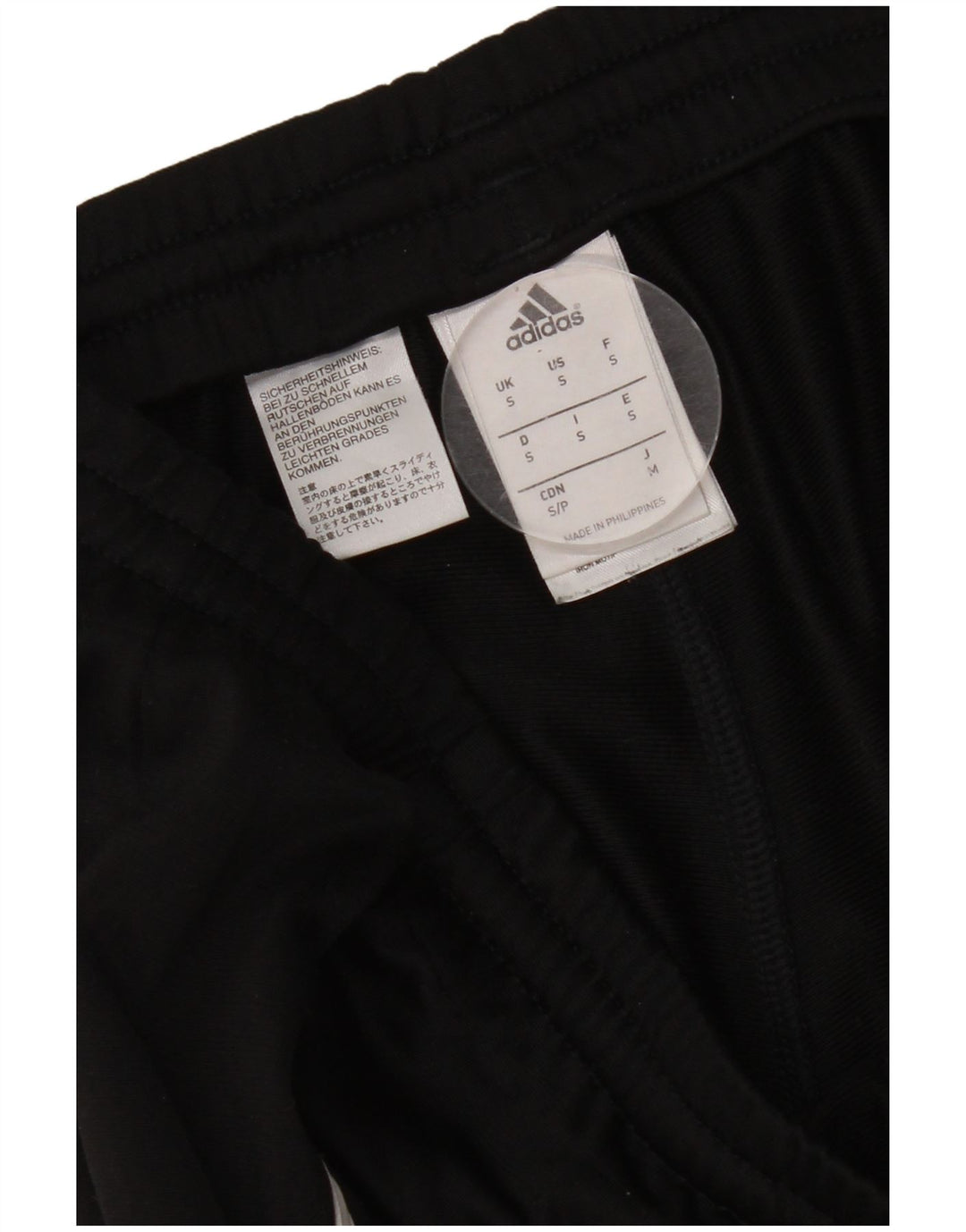Adidas Mens Treino Calças Joggers Pequeno Poliéster Preto