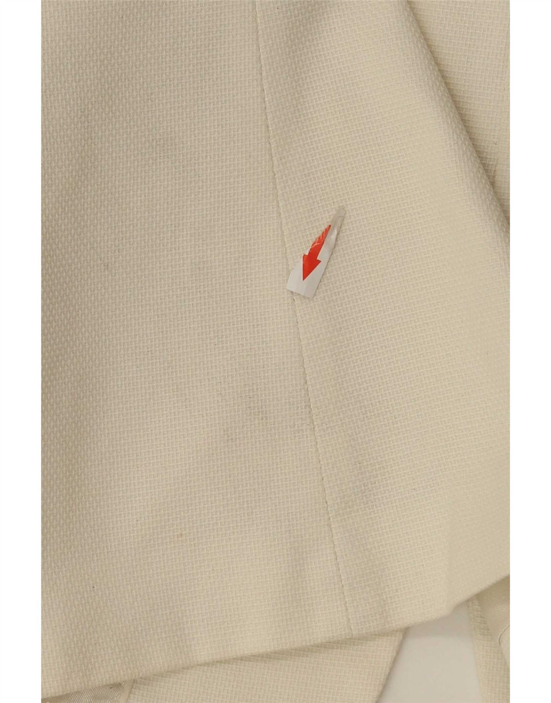 Jaqueta blazer feminina Massimo Dutti com 1 botão EU 40 médio off white algodão
