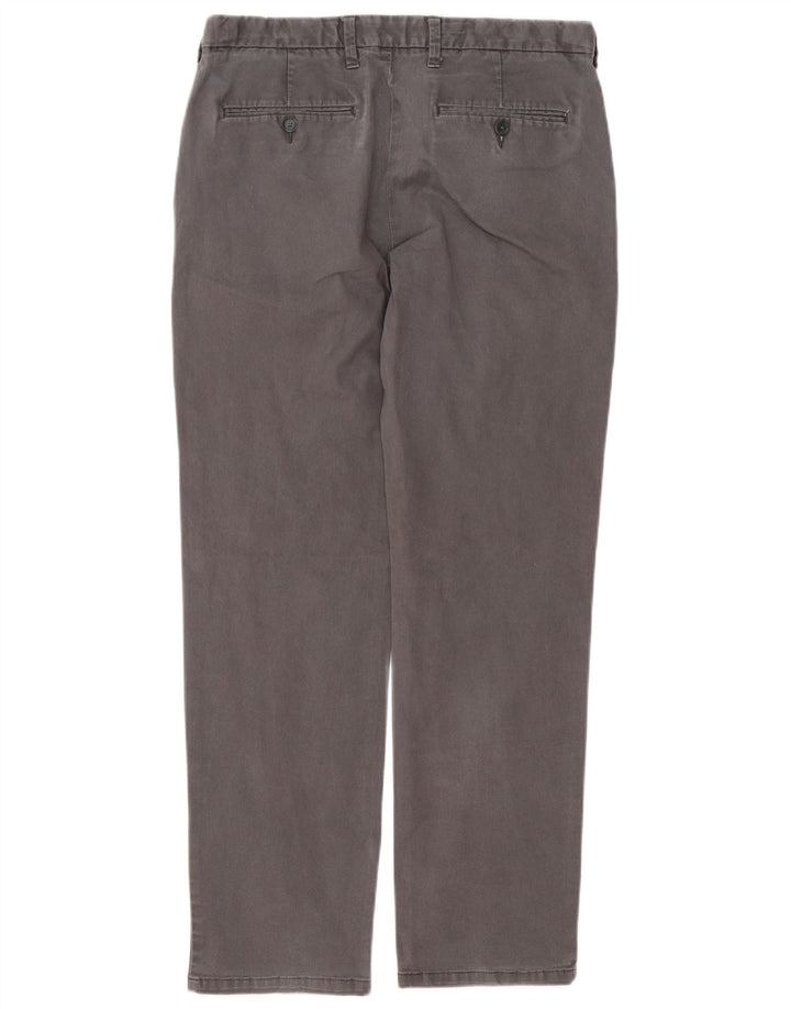 Calça Chino Masculina Marks & Spencer Regular Fit W34 L30 Algodão Cinza