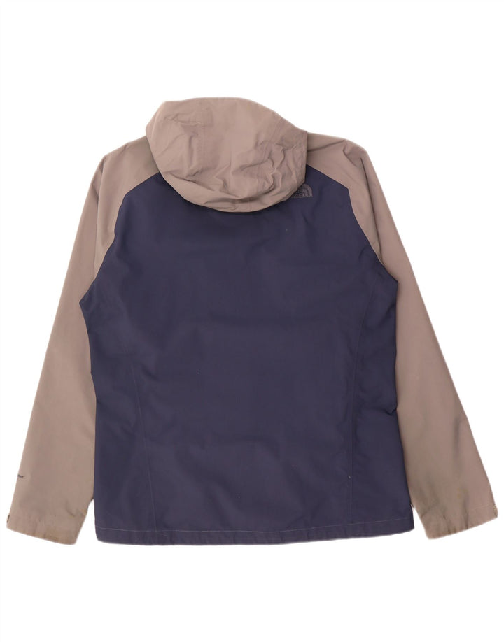 Jaqueta de chuva masculina com capuz The North Face Reino Unido 38 bloco colorido azul marinho médio
