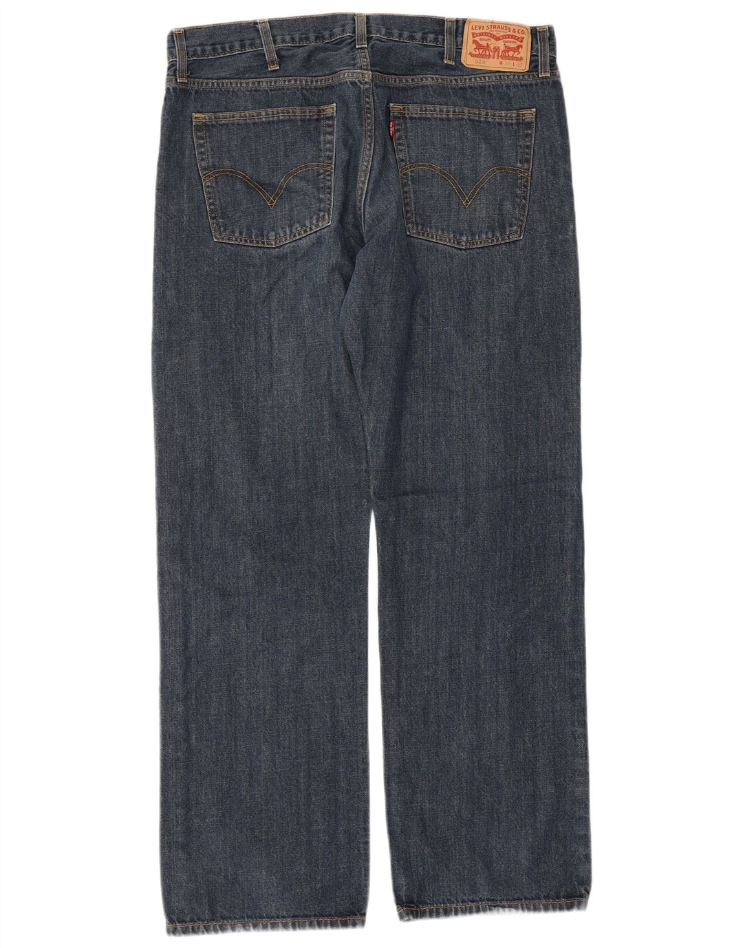 Levi's Masculino 514 Straight Jeans W38 L32 Azul Algodão