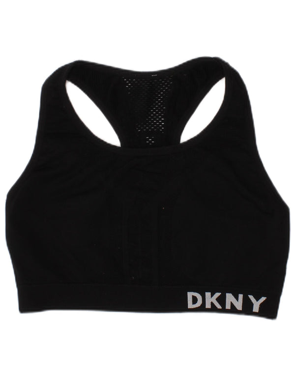 Sutiã esportivo feminino Dkny gráfico pequeno preto esportivo