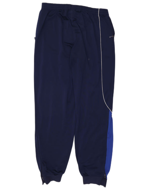 Adidas Mens Calças de treino Joggers UK 48/50 XL Azul marinho Colourblock