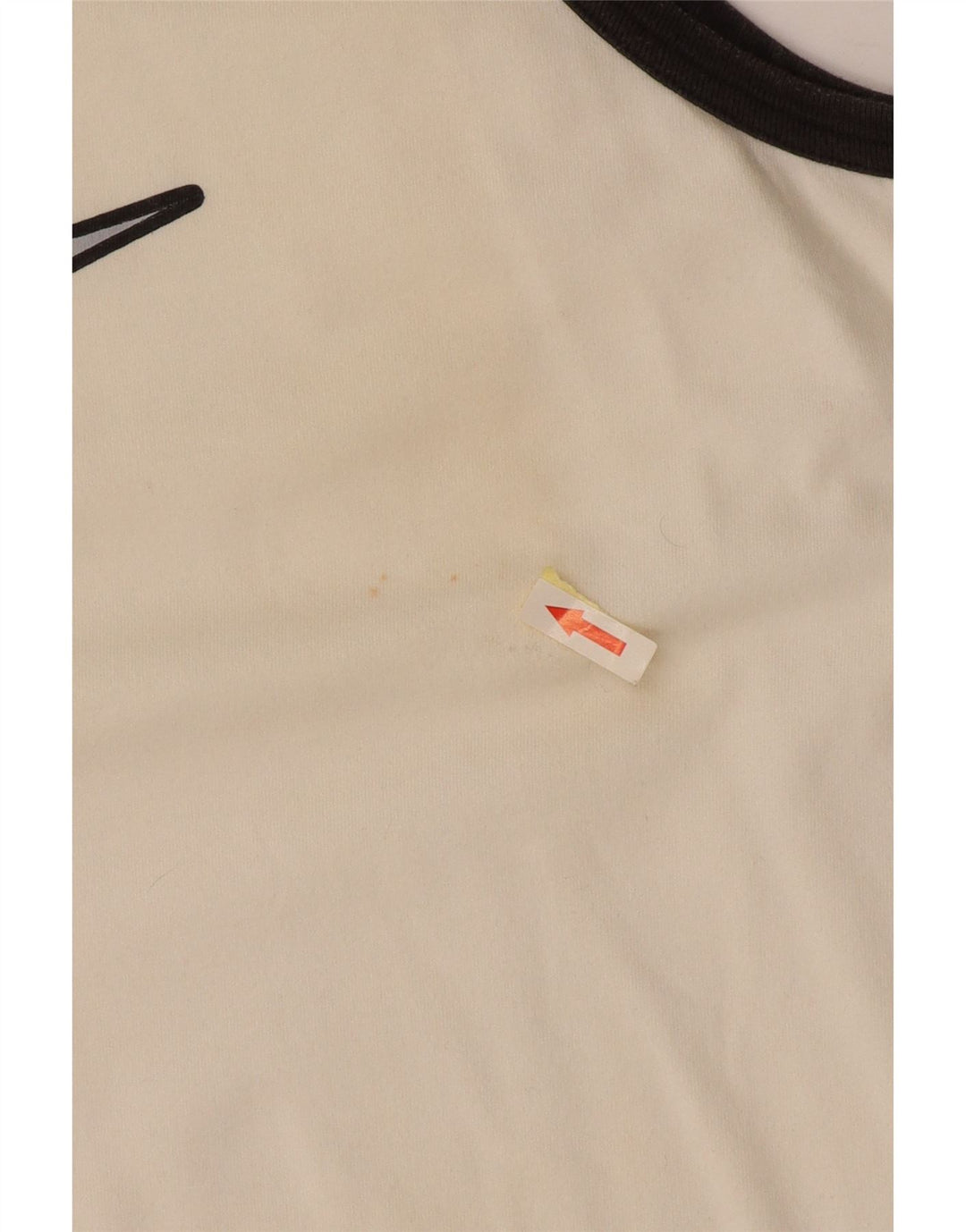 NIKE Masculino Graphic Vest Top UK 46/47 XL Off White Cotton