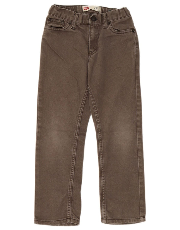 Levi's Boys 511 Slim Jeans 6-7 Anos W20 L20 Algodão Verde