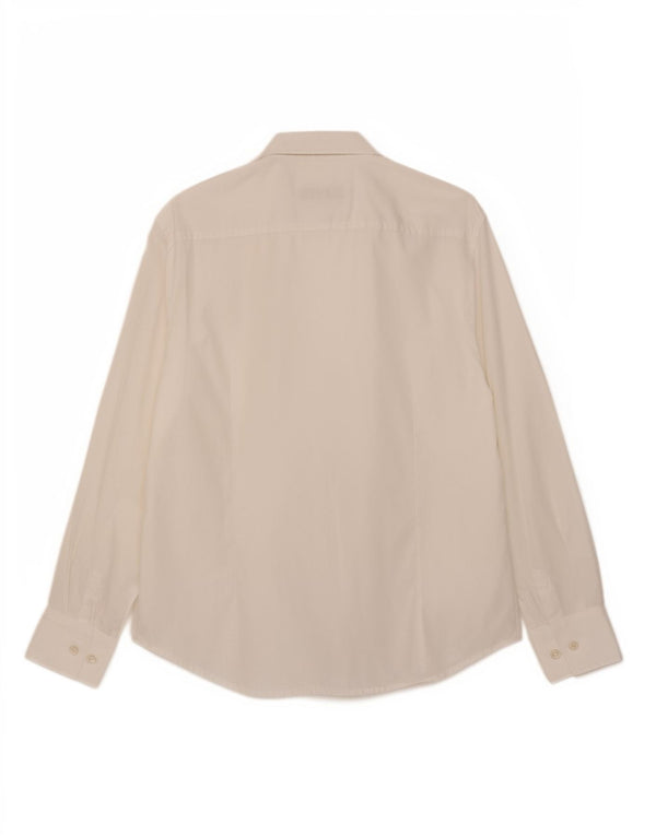 Camisa Slim Fit Masculina Hugo Boss Grande Branca