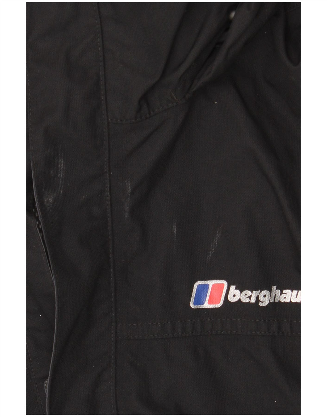 Jaqueta de chuva masculina Berghaus com capuz UK 40 grande poliamida preta