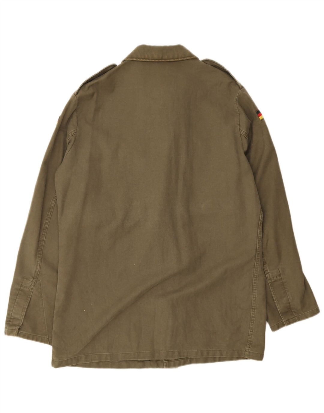 Jaqueta militar masculina vintage UK 38 médio cáqui