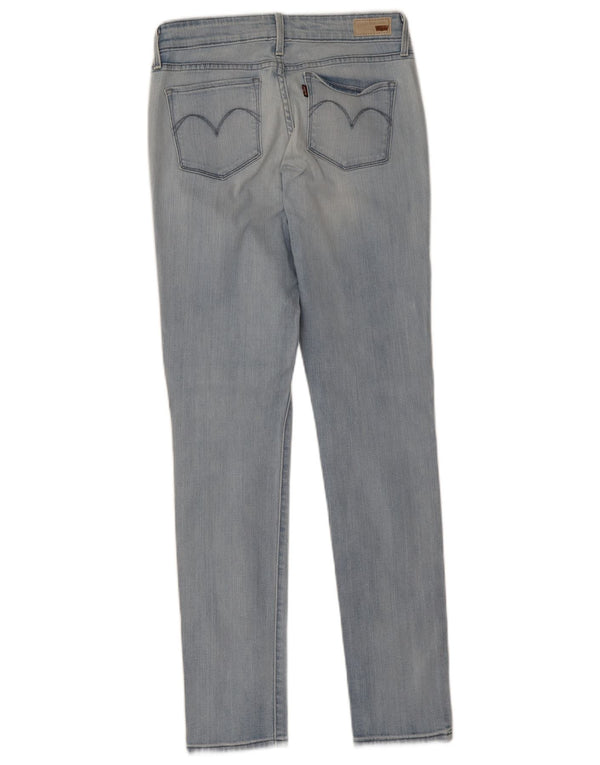 Calça jeans feminina Levi's Demi Curve Mid Rise Skinny W28 L34 Azul Algodão
