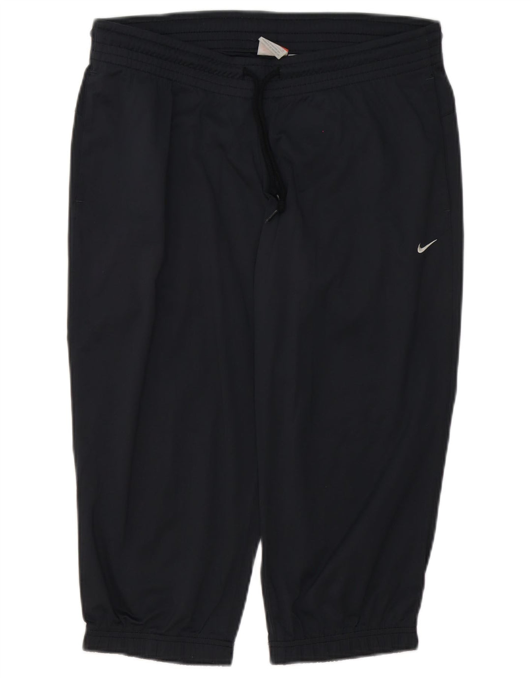 Jeans retos femininos Nike UK 14 poliéster cinza médio