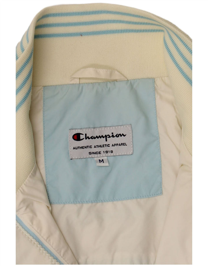 Jaqueta de agasalho Champion Boys 9-10 anos médio off white colorblock