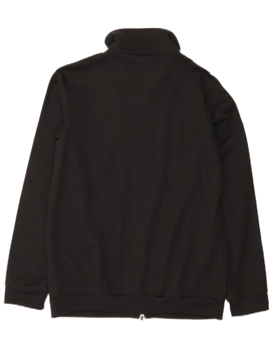 Adidas Womens Tracksuit Top Jacket UK 10 Pequeno Algodão Preto