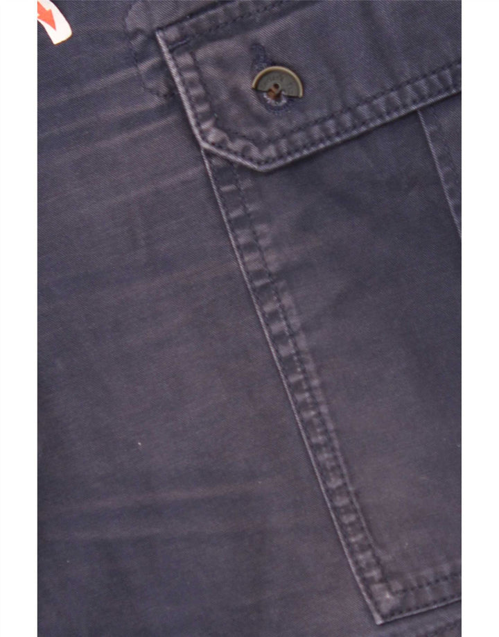 Shorts cargo masculino Timberland W42 2XL algodão azul marinho