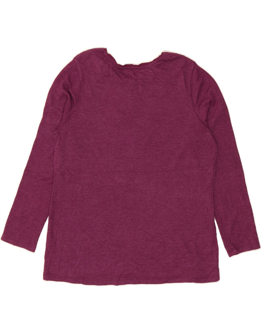 EDDIE BAUER Womens Top Long Sleeve UK 20 2XL Burgundy Cotton Vintage Eddie Bauer and Second-Hand Eddie Bauer from Messina Hembry 
