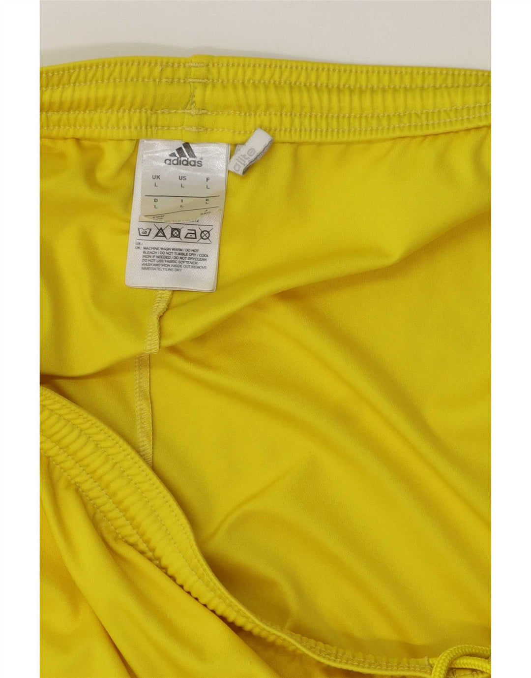 Adidas Mens Climalite Sport Shorts Grande Poliéster Amarelo