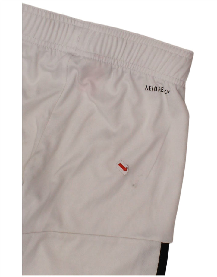 Calções desportivos ADIDAS Aeroready para rapaz 7-8 anos branco poliéster