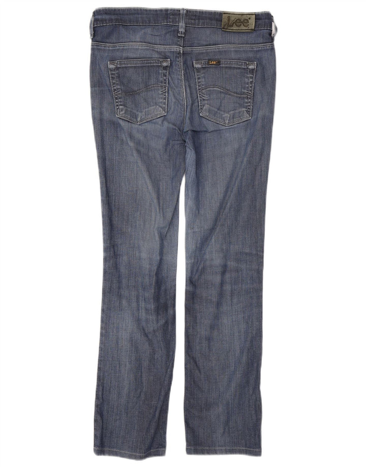 Lee Womens Rice Bootcut Jeans W28 L27 Algodão Azul