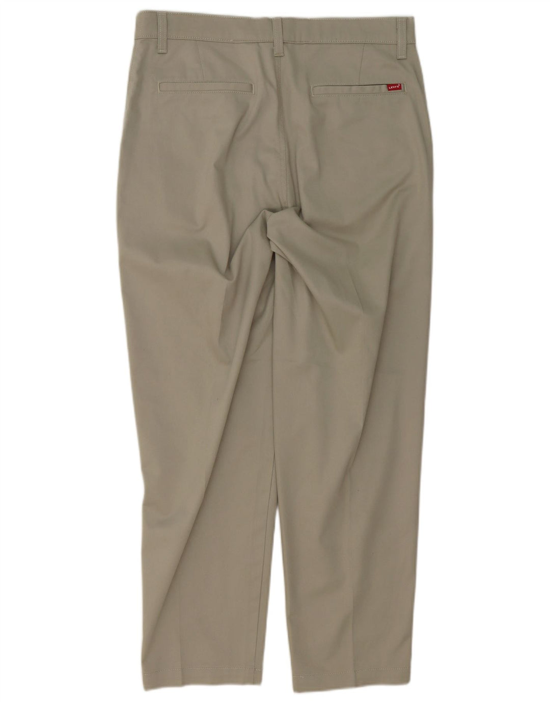 Calças Chino retas masculinas LEVI'S W33 L29 cinza