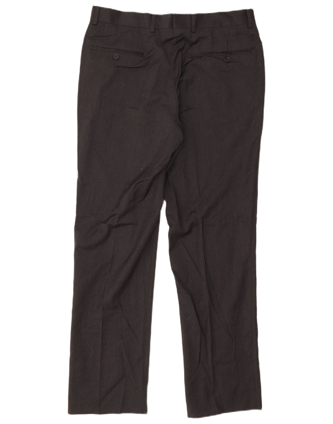 Terno masculino Ted Baker com 2 botões e 2 peças Reino Unido 40 grande W34 L31 lã cinza