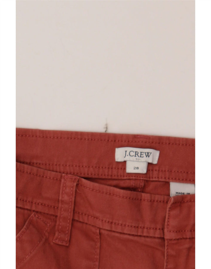 J. CREW Womens Slim Casual Trousers W28 L26 Orange Cotton Vintage J. Crew and Second-Hand J. Crew from Messina Hembry 