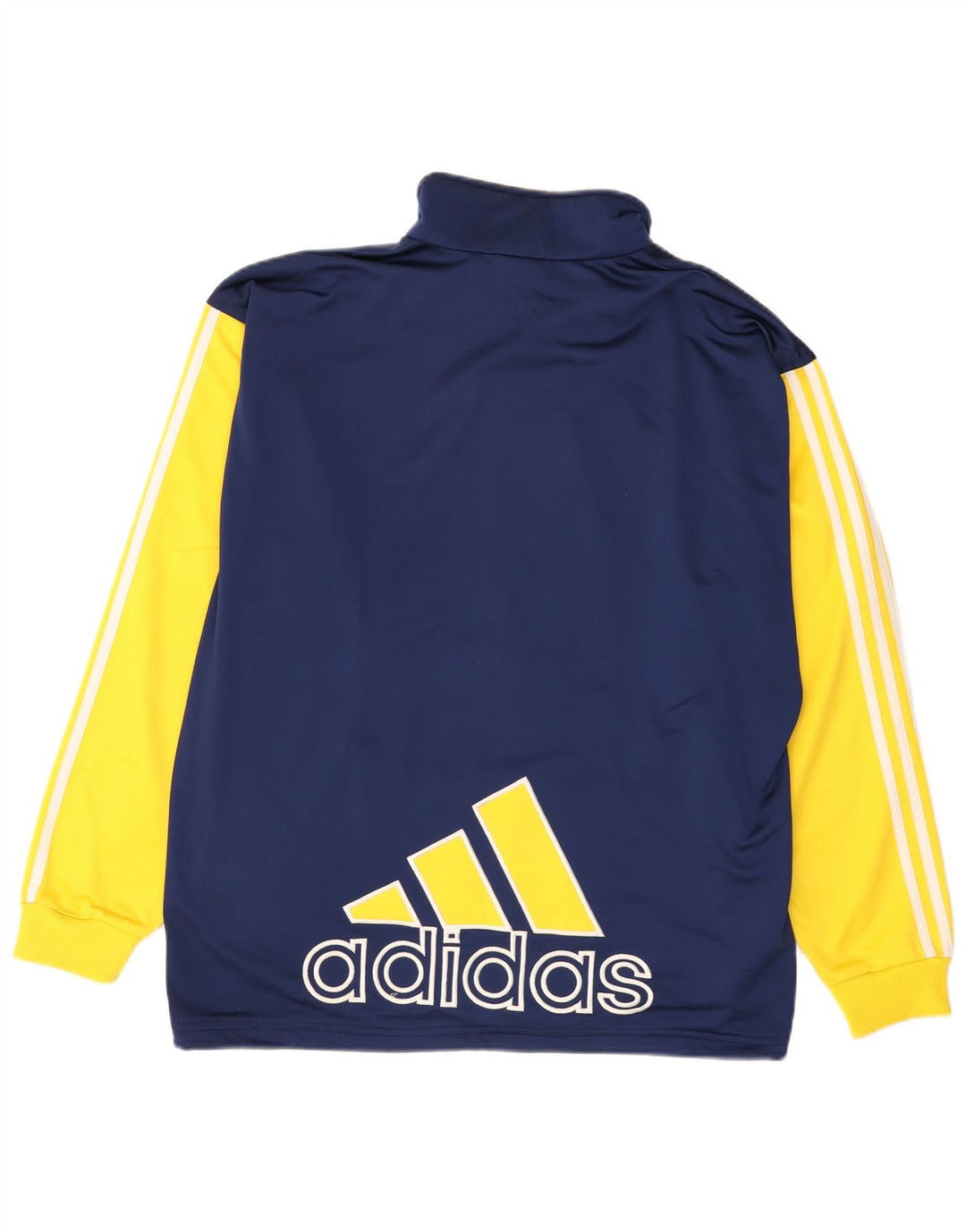 Adidas Mens Tracksuit Top Jacket UK 44/46 Grande Azul Marinho Colorblock
