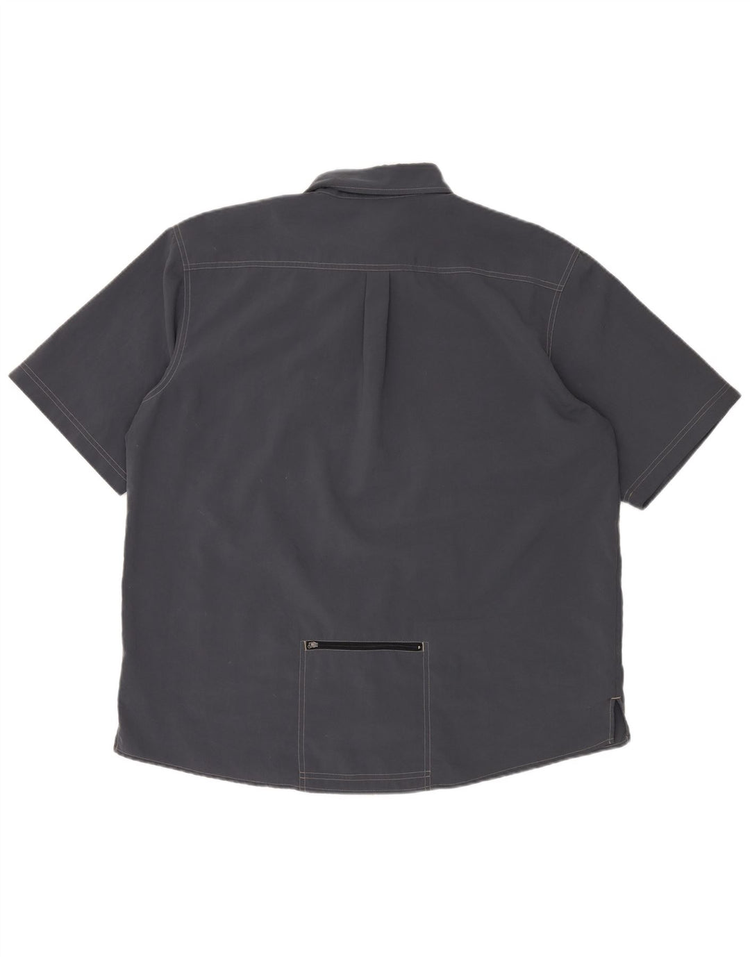 Camisa masculina de manga curta ADIDAS UK 46/48 XL azul marinho poliéster