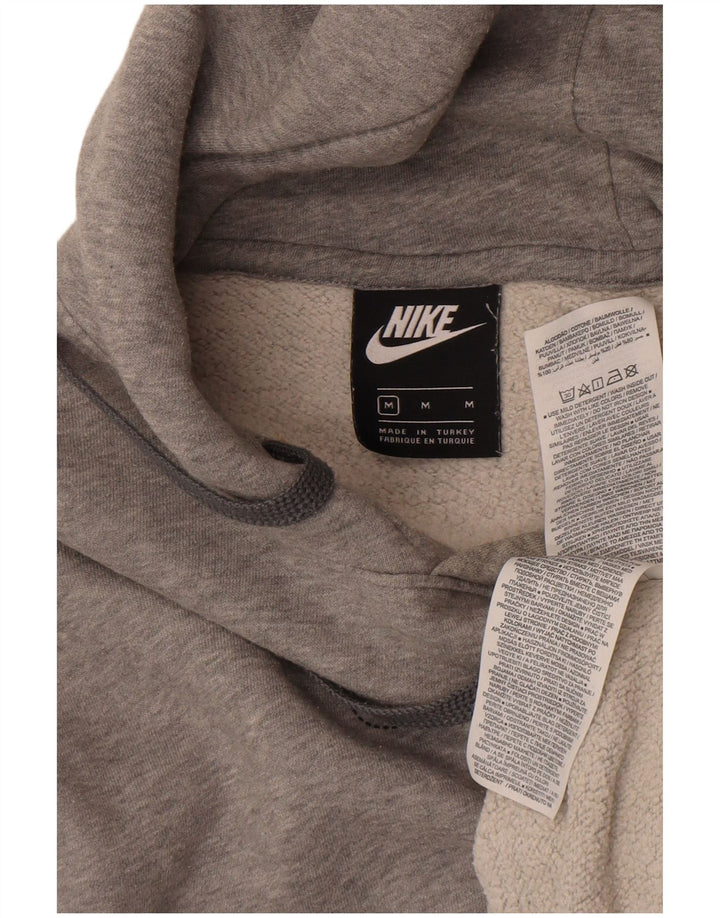 Nike Mens Hoodie Jumper Médio Algodão Cinza