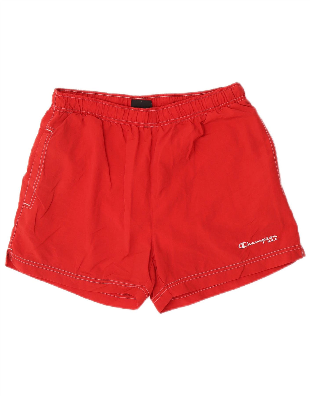 Shorts de natação masculino Champion médio vermelho poliamida