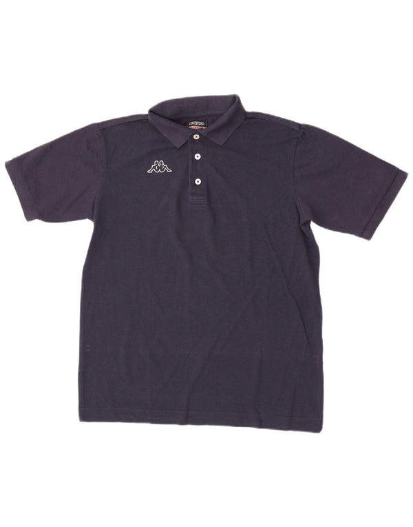 Camisa polo masculina Kappa de algodão azul marinho médio