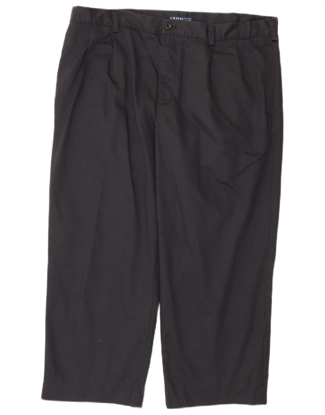 Calça cortada masculina IZOD Classic Fit W40 L25 azul marinho