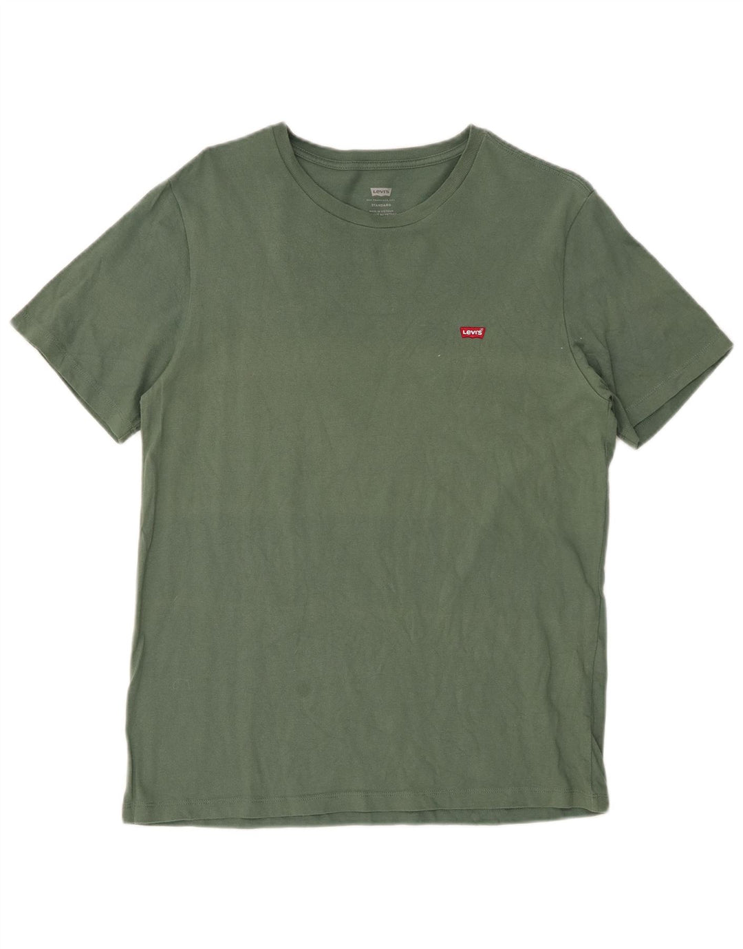Camiseta masculina padrão LEVI'S algodão verde médio