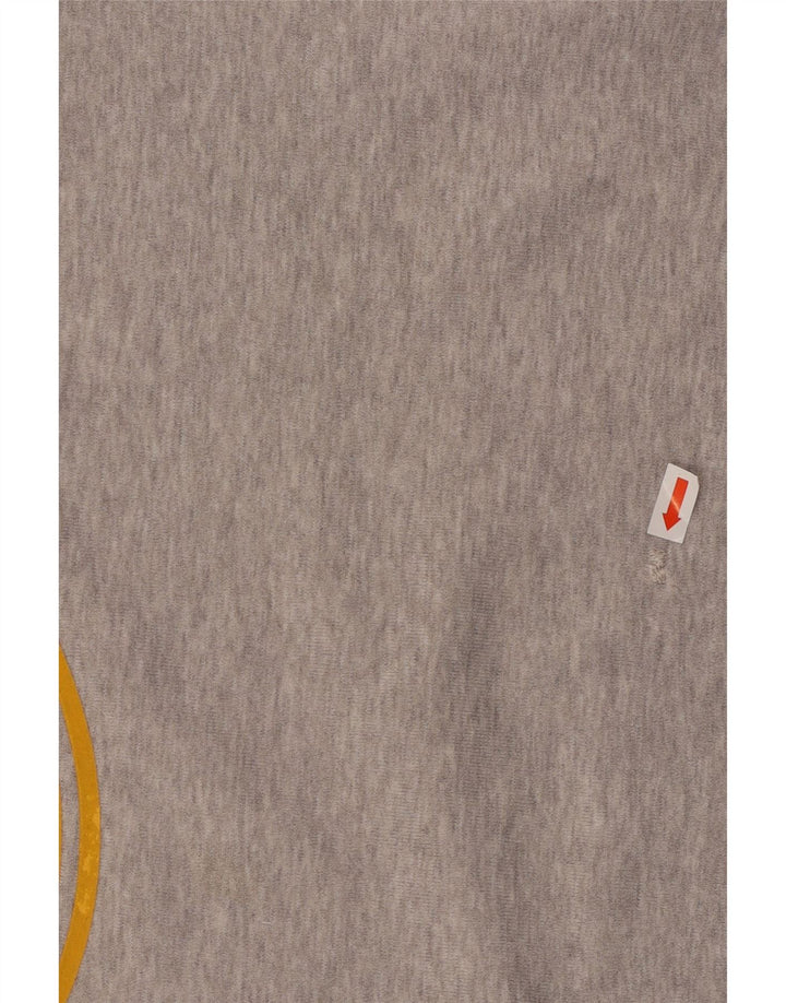 ADIDAS Mens Graphic Sweatshirt Jumper Médio Algodão Cinzento