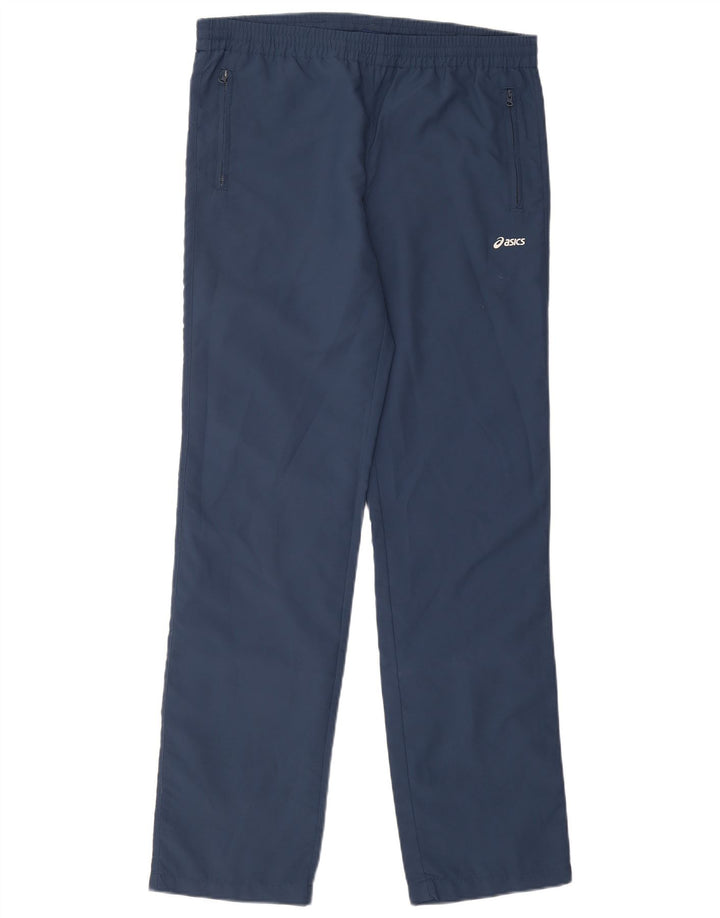 Calça de treino masculina ASICS poliéster azul marinho médio